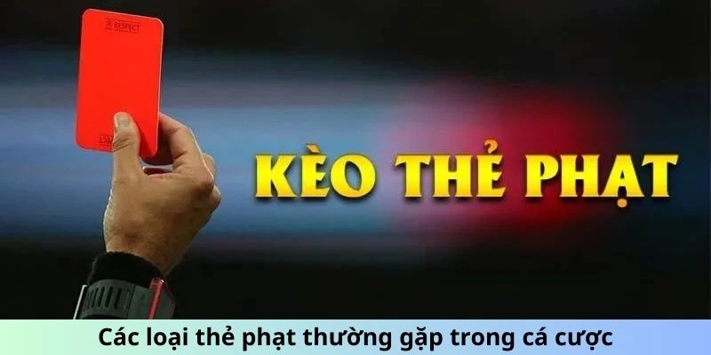 Các loại thẻ phạt thường gặp trong cá cược
